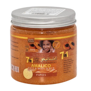Amalico face and Body Scrub Papaya, 580ml