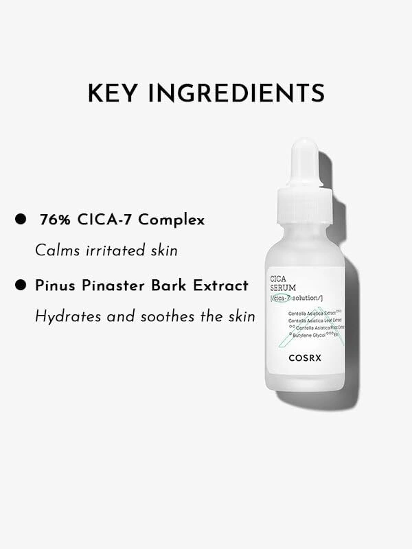 key ingredient Cosrx Cica Serum 30Ml