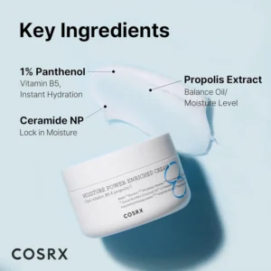 key ingredient Cosrx Hydrium Moisture Power Enriched Cream 50G
