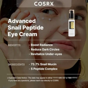 summary COSRX SNAIL PEPTIDE EYE CREAM(25ml)