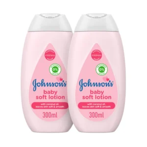Johnsons Baby Soft Lotion - 300 Ml × 2