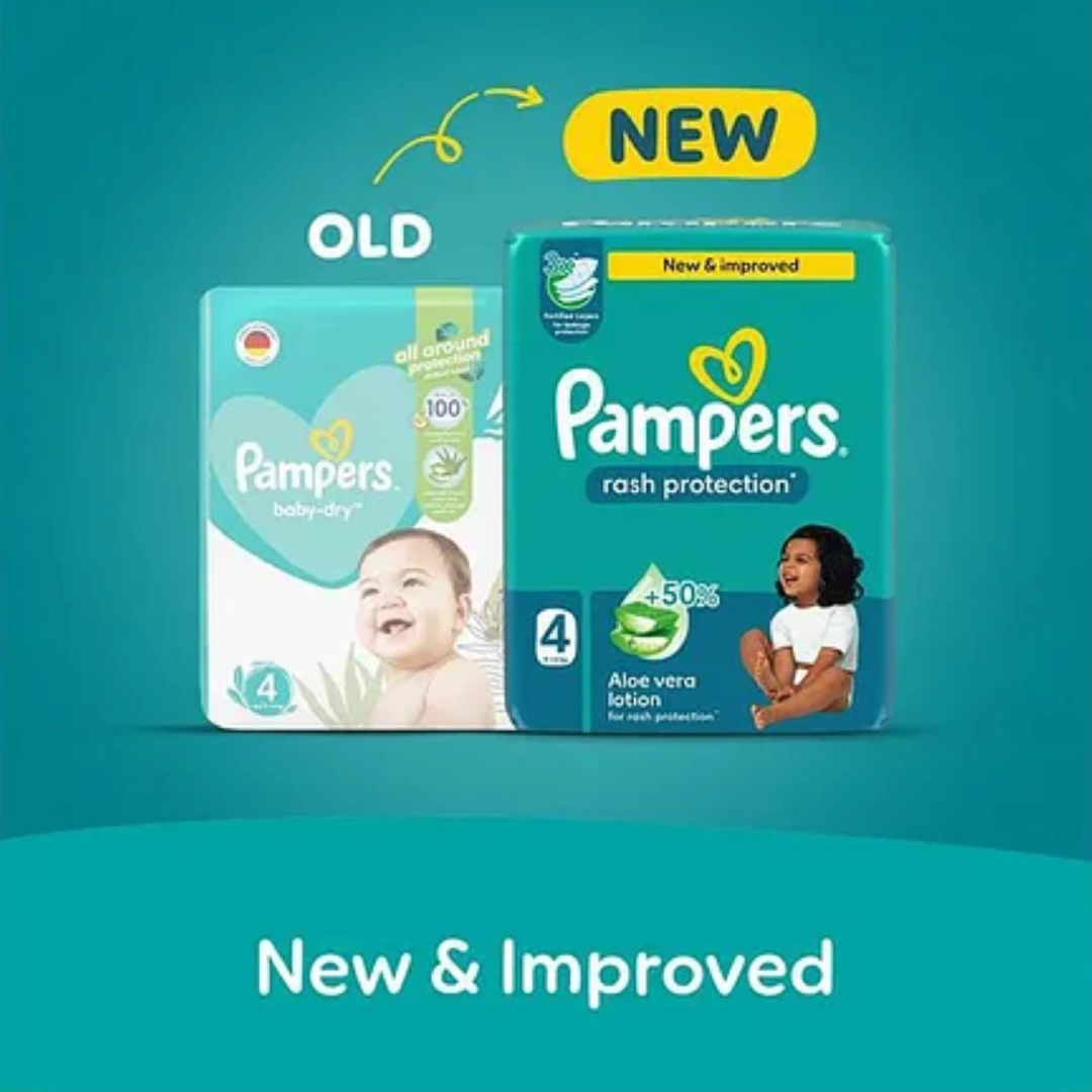 Pampers Rash Protection Diaper - Size 3 - 16 Counts - Image 2