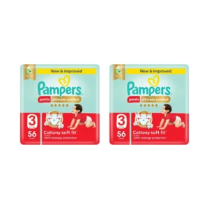 Pampers Ultimate Comfort Pants Diapers - Size 3 - 56's X 2