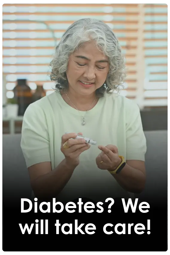 Diabetes We will take care!