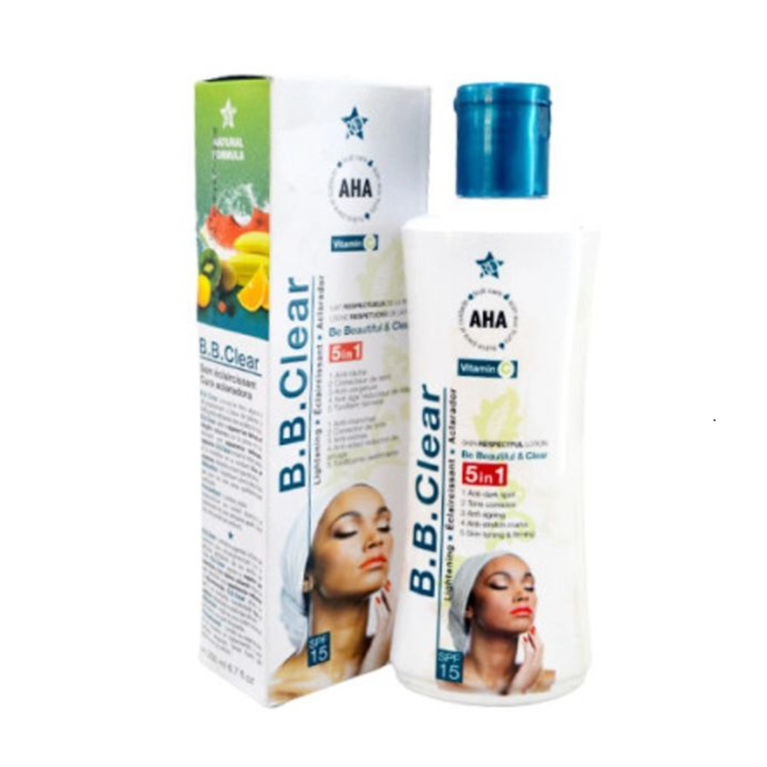 B.B. Clear 5 In 1 Lightening Care Lotion - 200 Ml