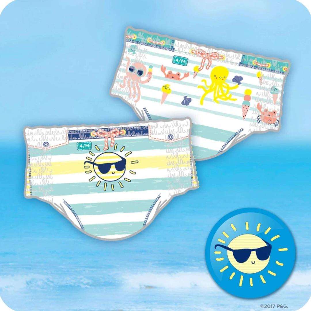 Pampers Splashers Pants Diapers - Size 5-6 - 10 Nappies - Image 6
