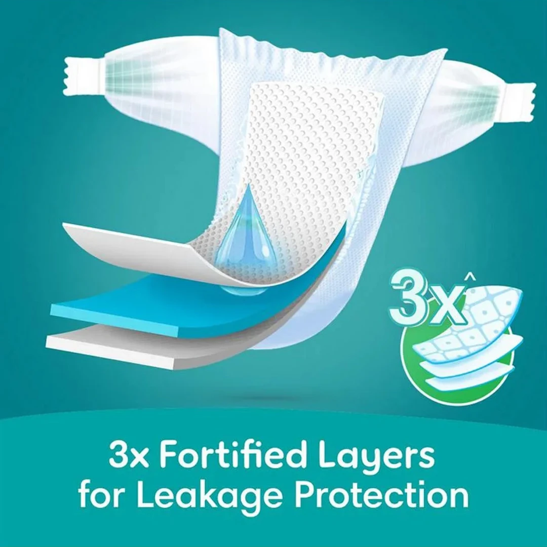 Pampers Rash Protection Diapers - Size 2 - (2-5kg) Newborn - 21 Nappies - Image 4