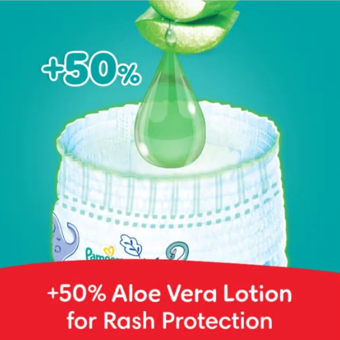 Pampers Pants Rash Protection Diapers - Size 5 - ( 12-18kg ) - Mega Pack - 48 Nappies - Image 5