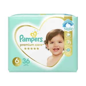 Pampers Premium Care Diapers - Size 6 (13+kg) - 36 Nappies X 2