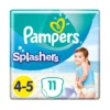 Pampers Splashers Disposable Swim Diapers - Size 4-5 ( 9-15 Kg ) For Optimal Protection In The Water - 11 Nappies