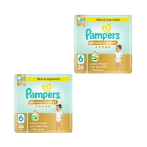 Pampers Ultimate Comfort Diapers - Size 6 - 36 Nappies X 2