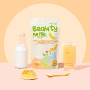 Dear Face Beauty Milk Premium Japanese Melon + Collagen Drink - 180 Gm