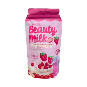 Dear Face Beauty Milk Premium Japanese Strawberry Drink - 180 Gm
