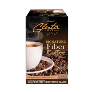GlutaLipo 12 in 1 Gluta Lipo Gold Series Signature Fiber Coffee – 25 Gm x 10 Sachets