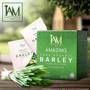 IAM Amazing Pure Organic Barley Powdered Drink Mix – 30 Gm