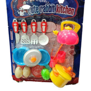Cute Rabbit Kitchen Set Pretend Play Cooking Fun For Kids