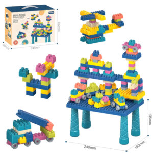 Meifen Building Blocks Table Funny & Educational 88 Pcs No.c2711