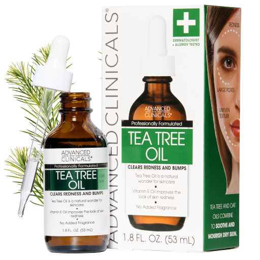 Advanced Clinicals Tea Tree Oil Clear Redness And Bumps