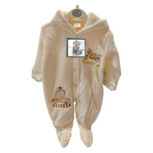 Baby Boys & Girls Cotton Hooded Sleep Suit – Yellow (6 To 9 Months)