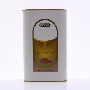 Hemani 100% Natural Linseed / Flaxseed Oil – Cold Pressed (1 Liter)