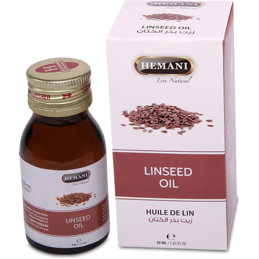 Hemani Linseed (Flaxseed) Oil – Natural Cold-pressed Oil