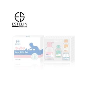 Estelin Baby Care Gift Set – Newborn Safe, Natural Oat Extract (4 PCS Set)