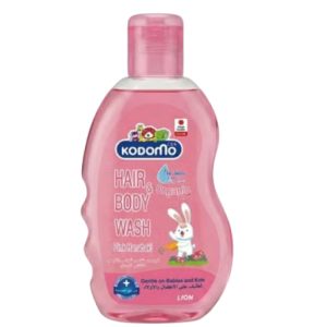 Kodomo Organic Hair And Body Wash Pink Hanabaki 200 ML